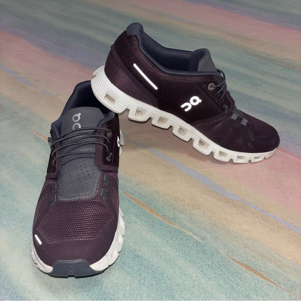 ON RUNNING cloud 5 mulberry eclipse athletic snea… - image 4